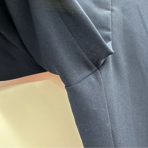 Trina Turk Navy Blue High Rise Skinny‎ Leg Full Length Dress Pants Size 2 - Picture 5 of 10